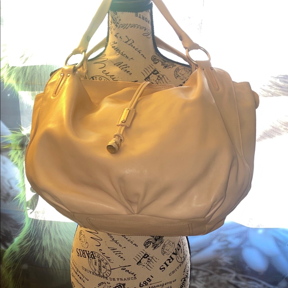 Celine Bittersweet Tan Leather Hobo Bag